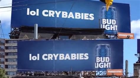 bud light lol crybabies billboard|FACT CHECK: Is This A Video Of A Real Bud Light。